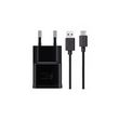 samsung chargeur rapide pour samsung galaxy s9/ s9+ afc 2a noir + câble 150cm type-c