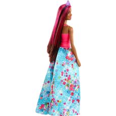 BARBIE Princesse Barbie Dreamtopia - cheveux bruns et roses