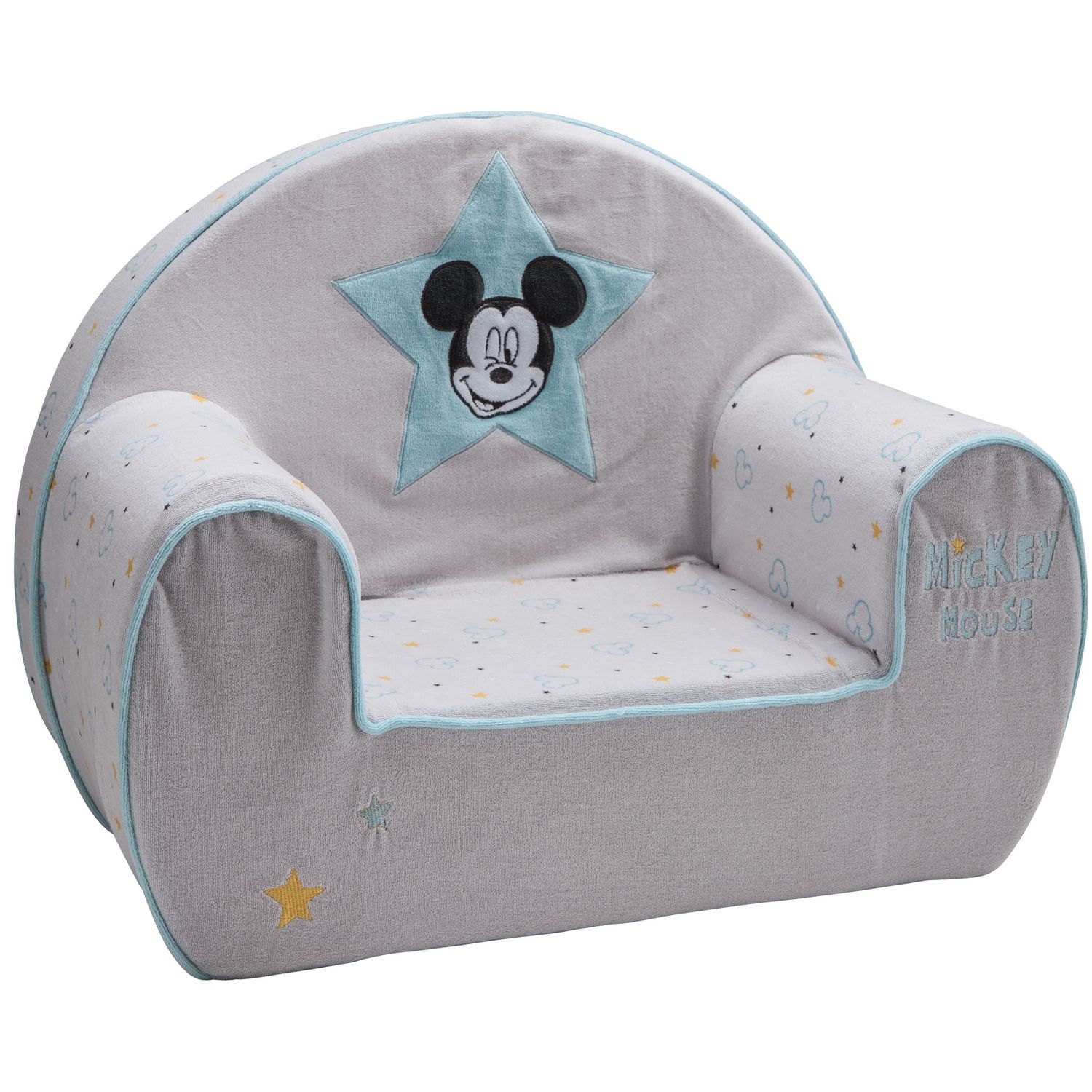 Fauteuil club déhoussable - Mickey Cool - Bleu - Kiabi - 74.95€