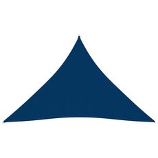 Voile de parasol Tissu Oxford triangulaire 5x5x5 m Bleu