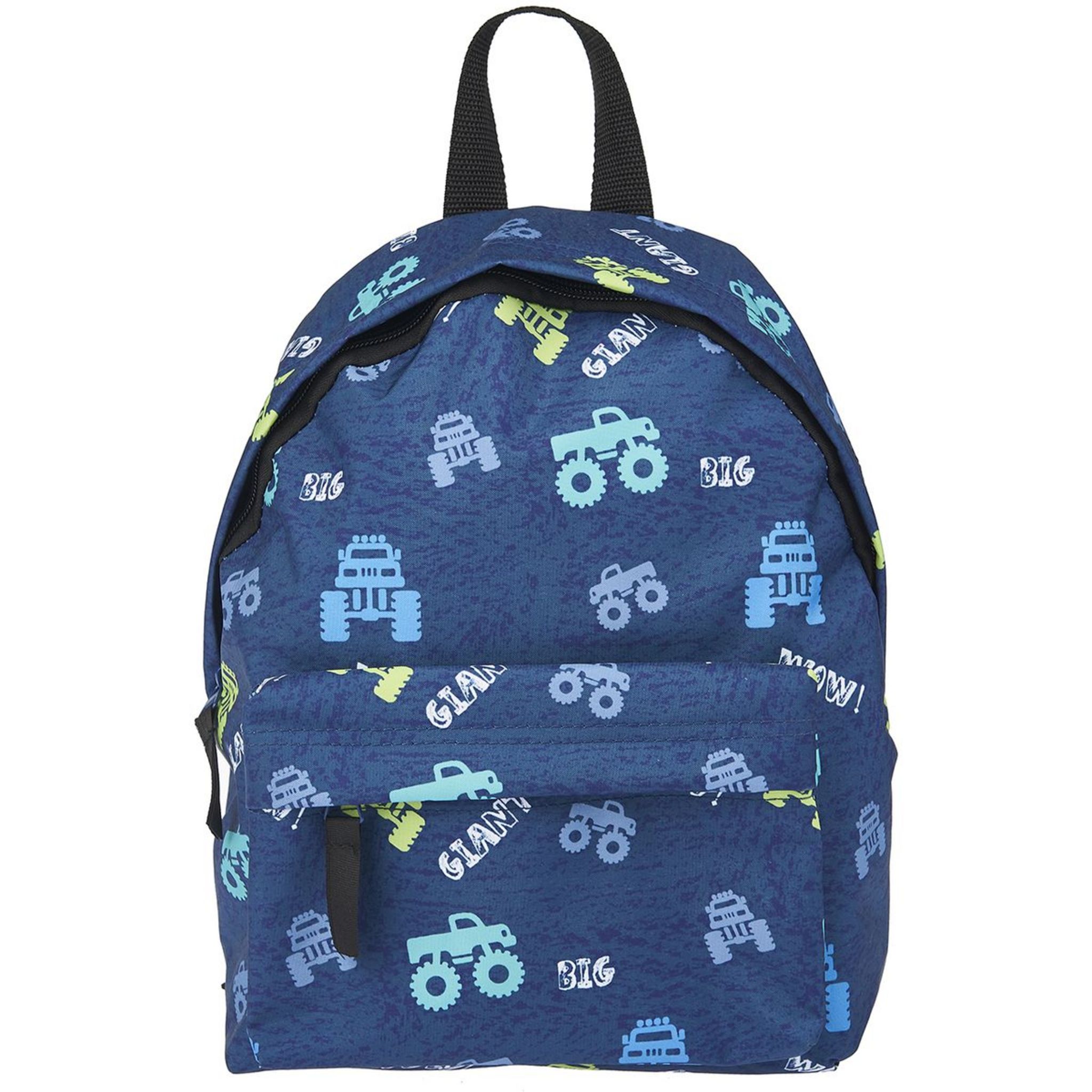 PR T Sac maternelle bleu motif MONSTER TRUCK pas cher Auchan.fr