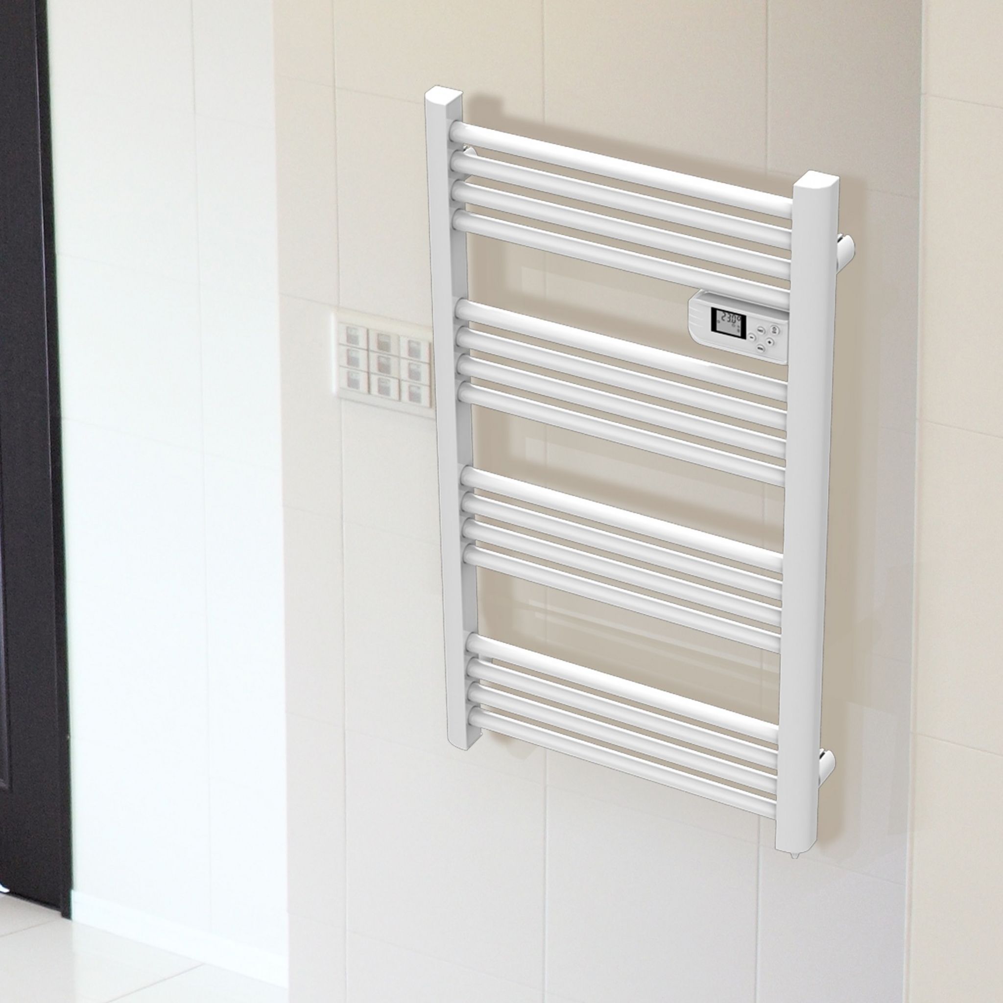 Radiateur Sèche Serviette Sans Fluide Lcd Etroit 500w à Prix Carrefour