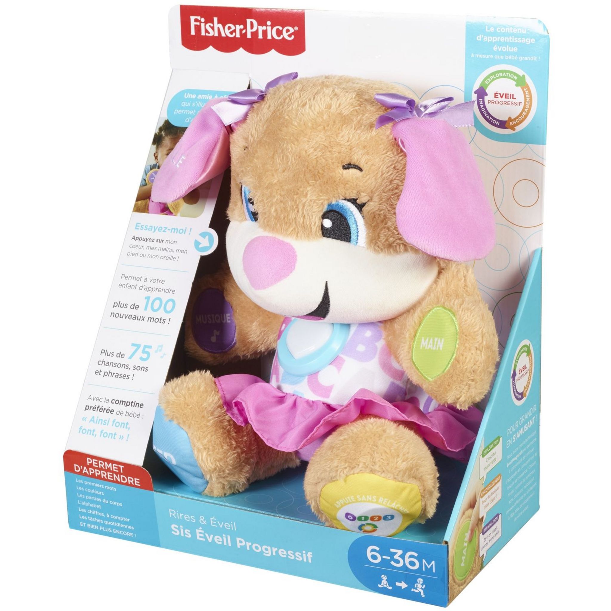 Eveil Progressif jouet bébé, peluche interactive…