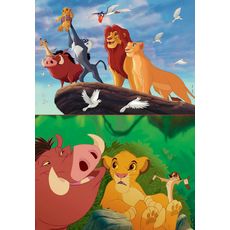 Puzzle 2 x 48 pièces : Le Roi Lion