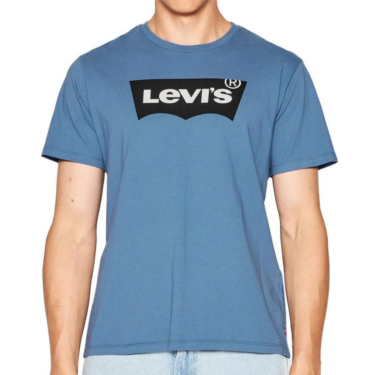 T-shirt Noir Homme Levi's Crewneck pas cher 