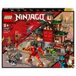 lego ninjago 71767 - le temple dojo ninja, set maîtres du spinjitzu, jouet enfants +8 ans avec figurines lloyd, kai et serpent avec bannière de mission à collectionner