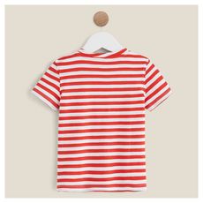 IN EXTENSO T-shirt manches courtes à rayures bébé garçon (rouge)