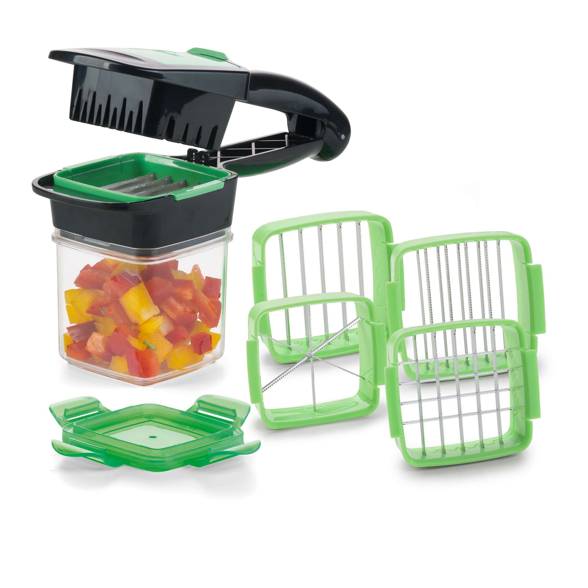 Nicer Dicer Plus Genius Découpeur Nicer Dicer Plus - Fruits Et Légumes -  Vert - Prix pas cher