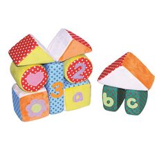 Baby Coffret Cubes En Tissu 10 Pieces Pas Cher A Prix Auchan