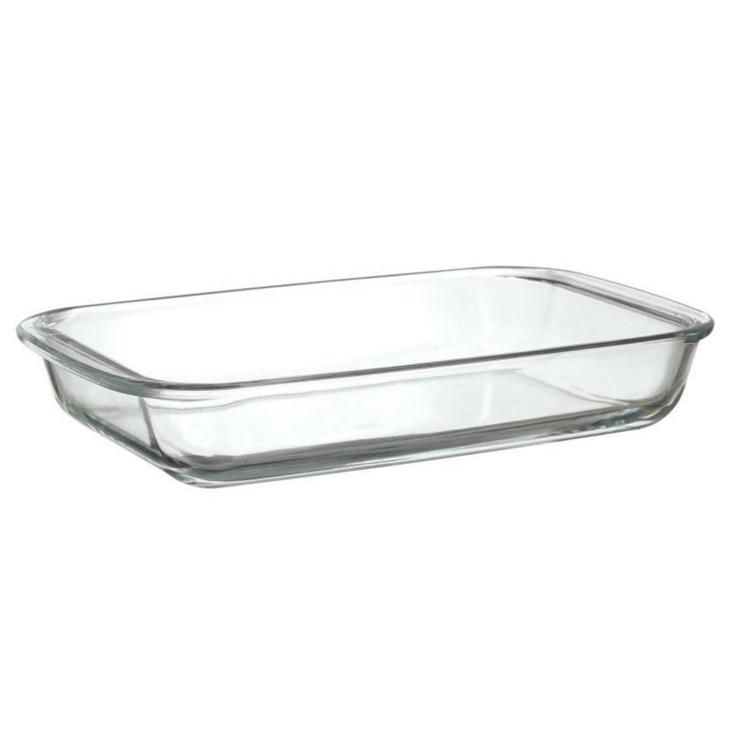 Plat à Four Carré Verre 29cm Transparent