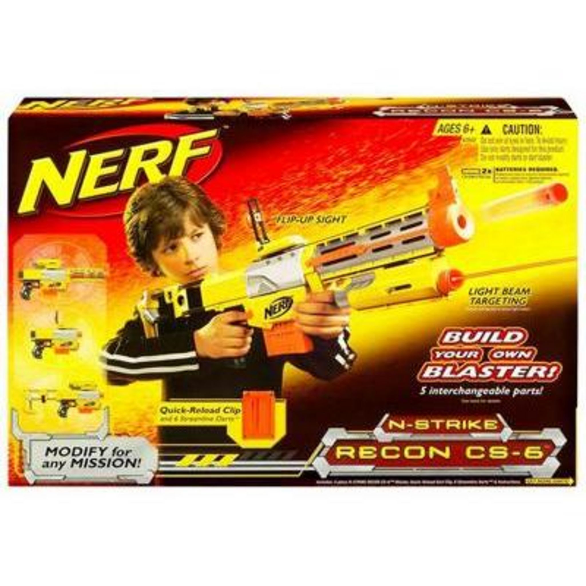 NERF MODULUS - Recon - Pistolet 4 en 1 personnalisable avec