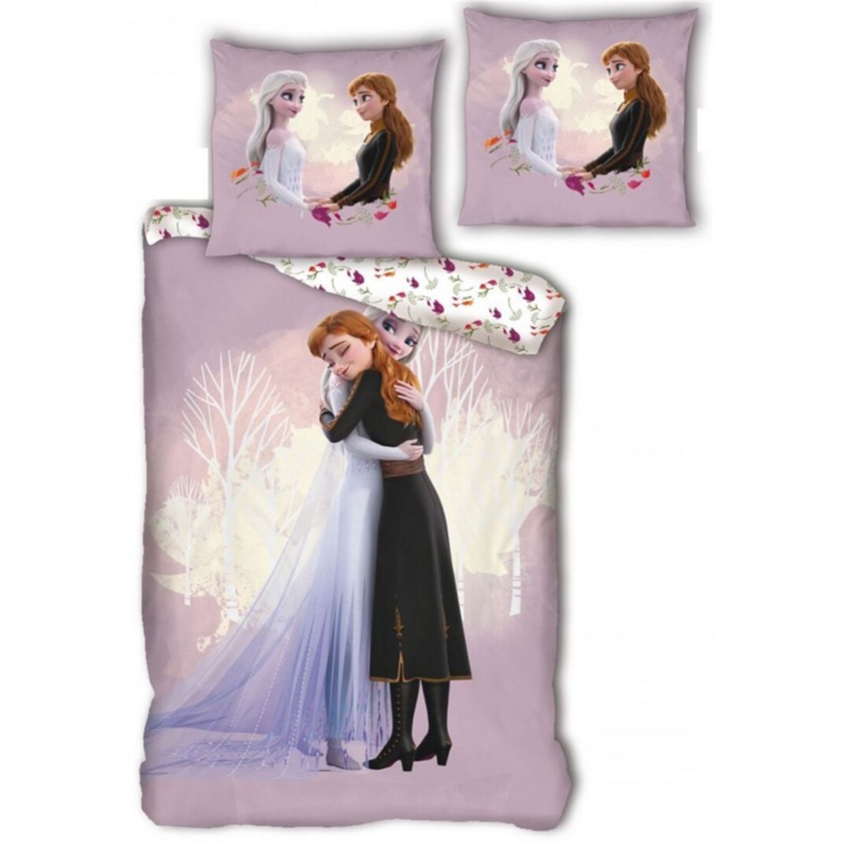 Disney - Parure de lit - 1 personne - La reine des neiges (140 x