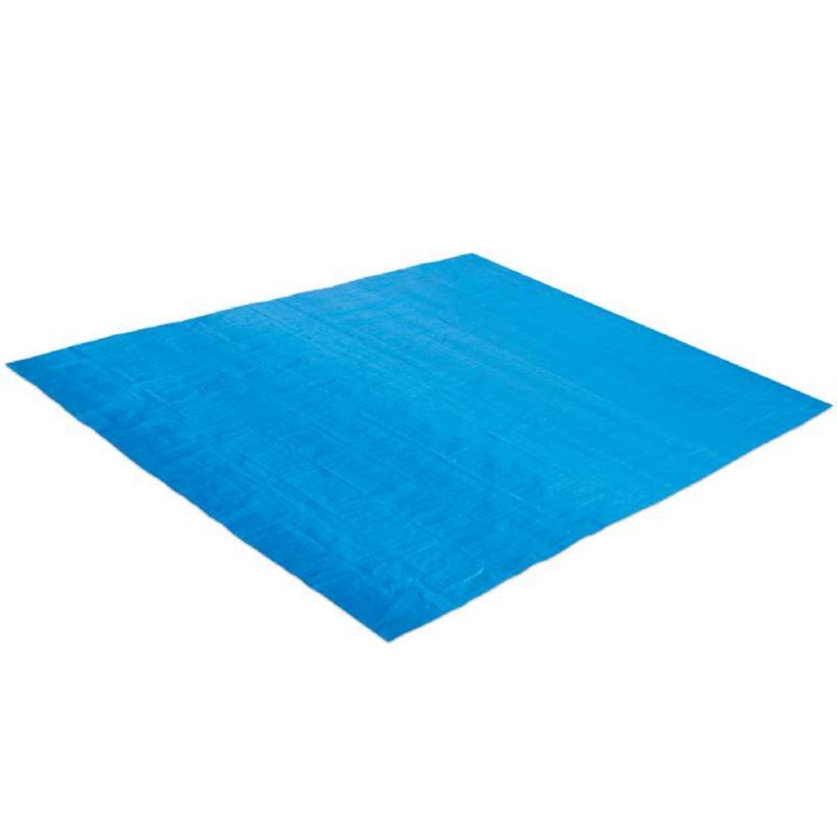  Tapis de sol bleu pour piscine Summer Waves 3,91 x 3,91 m pour piscine Ø 3,66 m