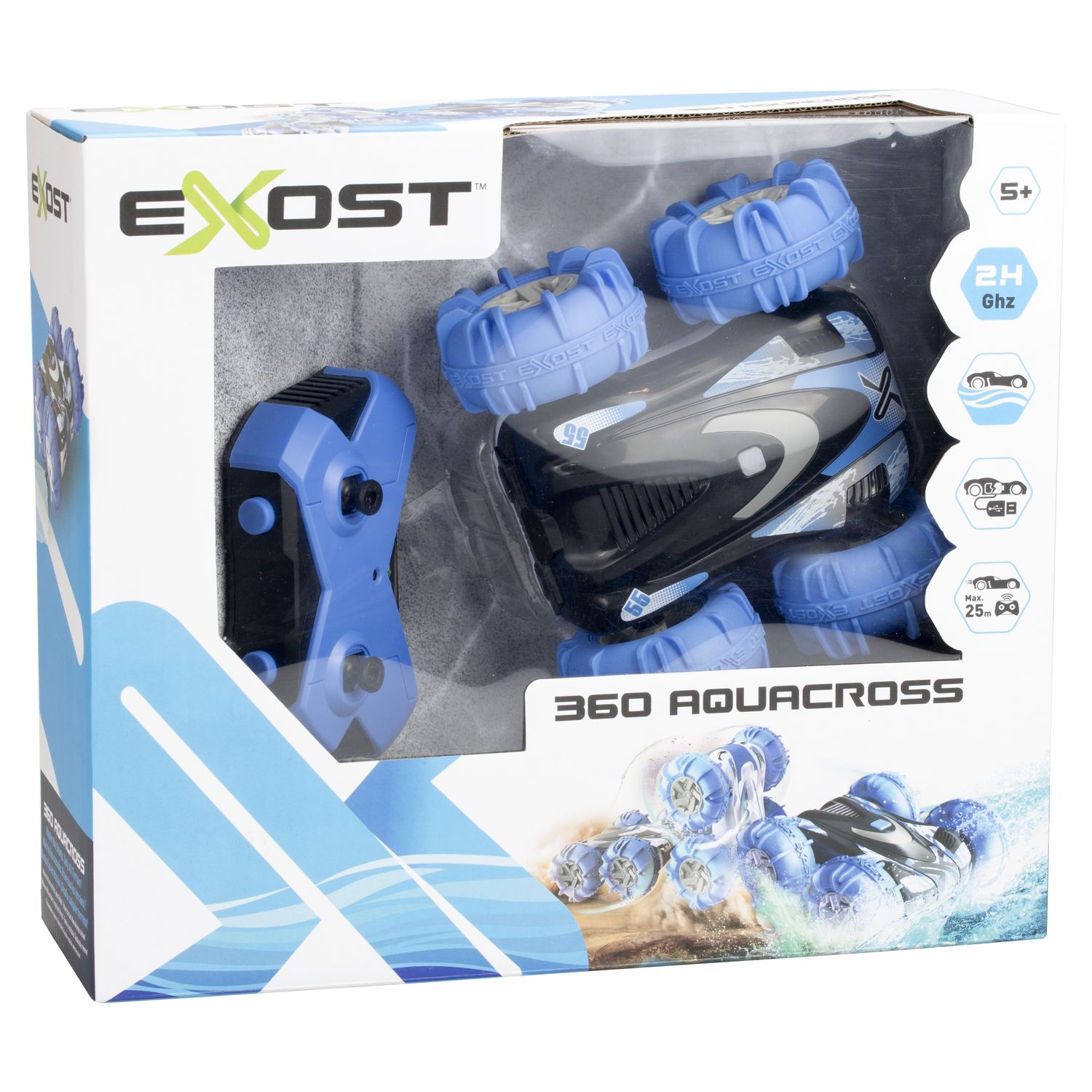 SILVERLIT RC 360 Aquacross 1/18ème - Exost pas cher 