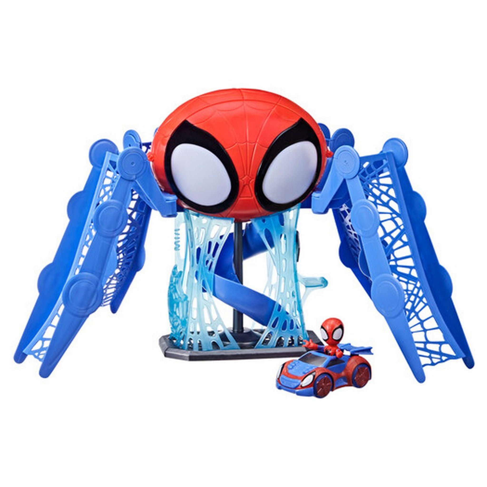 Marvel Spider-Man Moto araignée, véhicule avec figurine