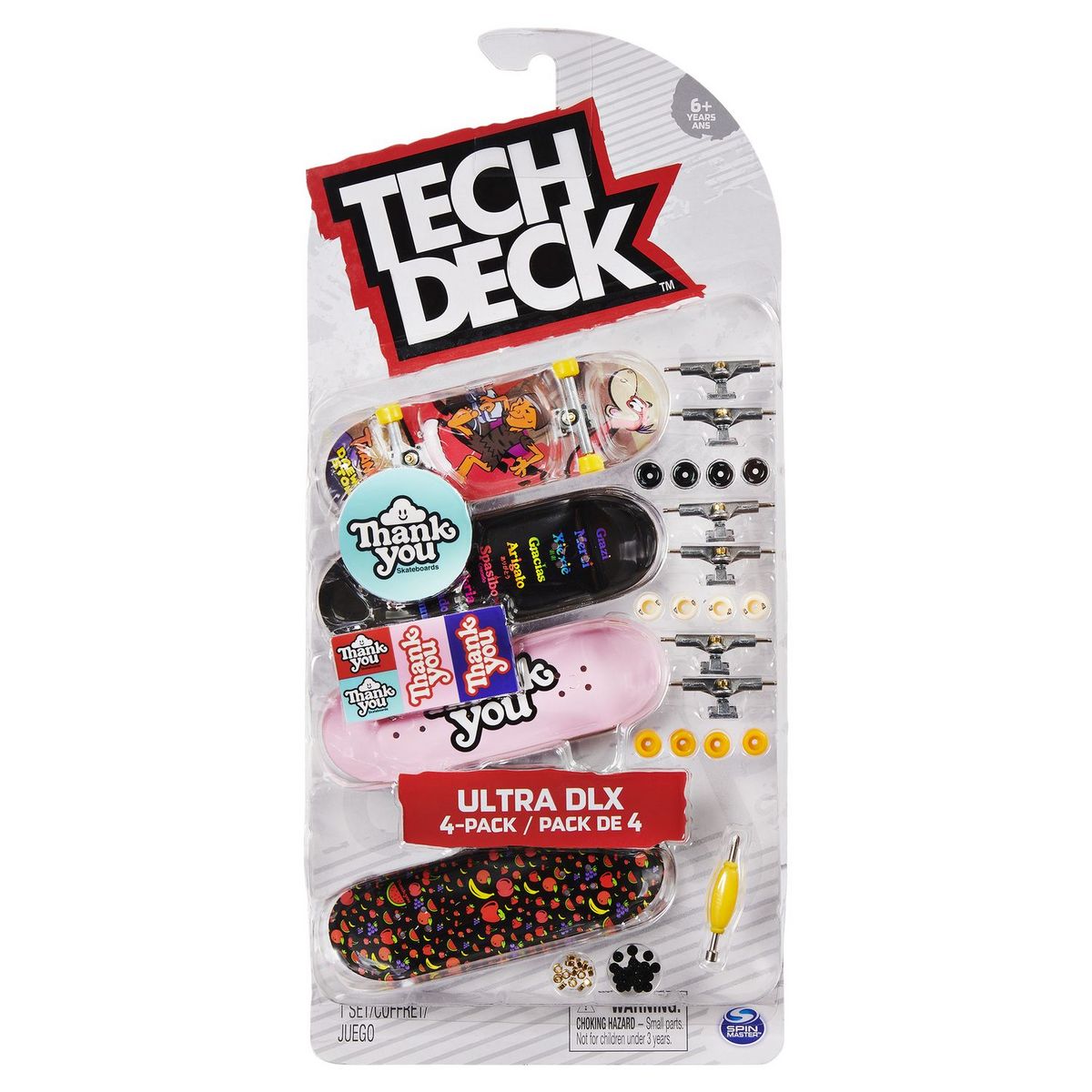 Tech Deck - Ens. de 4 planches à doigt