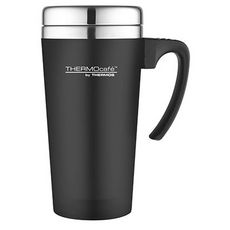 Thermos mug de voyage avec anse 420 ml noire