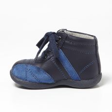 IN EXTENSO Chaussures montantes à lacets bébé garçon (Bleu)