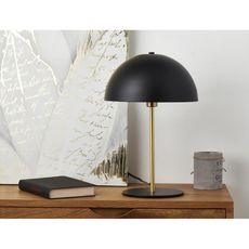 Lampe à Poser Design  Addison  33cm Noir & Or