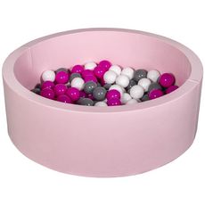  Piscine à balles Aire de jeu + 150 balles rose blanc,rose,gris