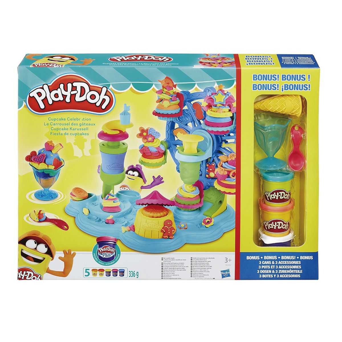 PLAY-DOH Pâte à modeler carrousel des gâteaux avec bonus pas cher