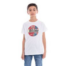 t-shirt pur coton organique nagel boy (Blanc)