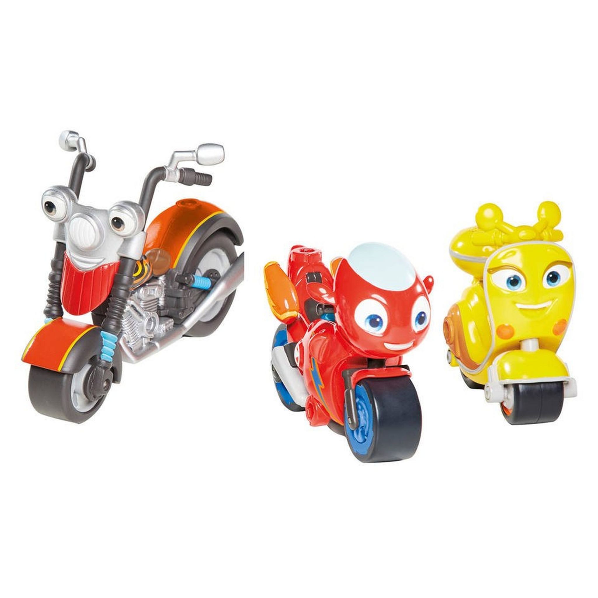 TOMY Pack les amis à 2 roues Ricky Zoom pas cher 