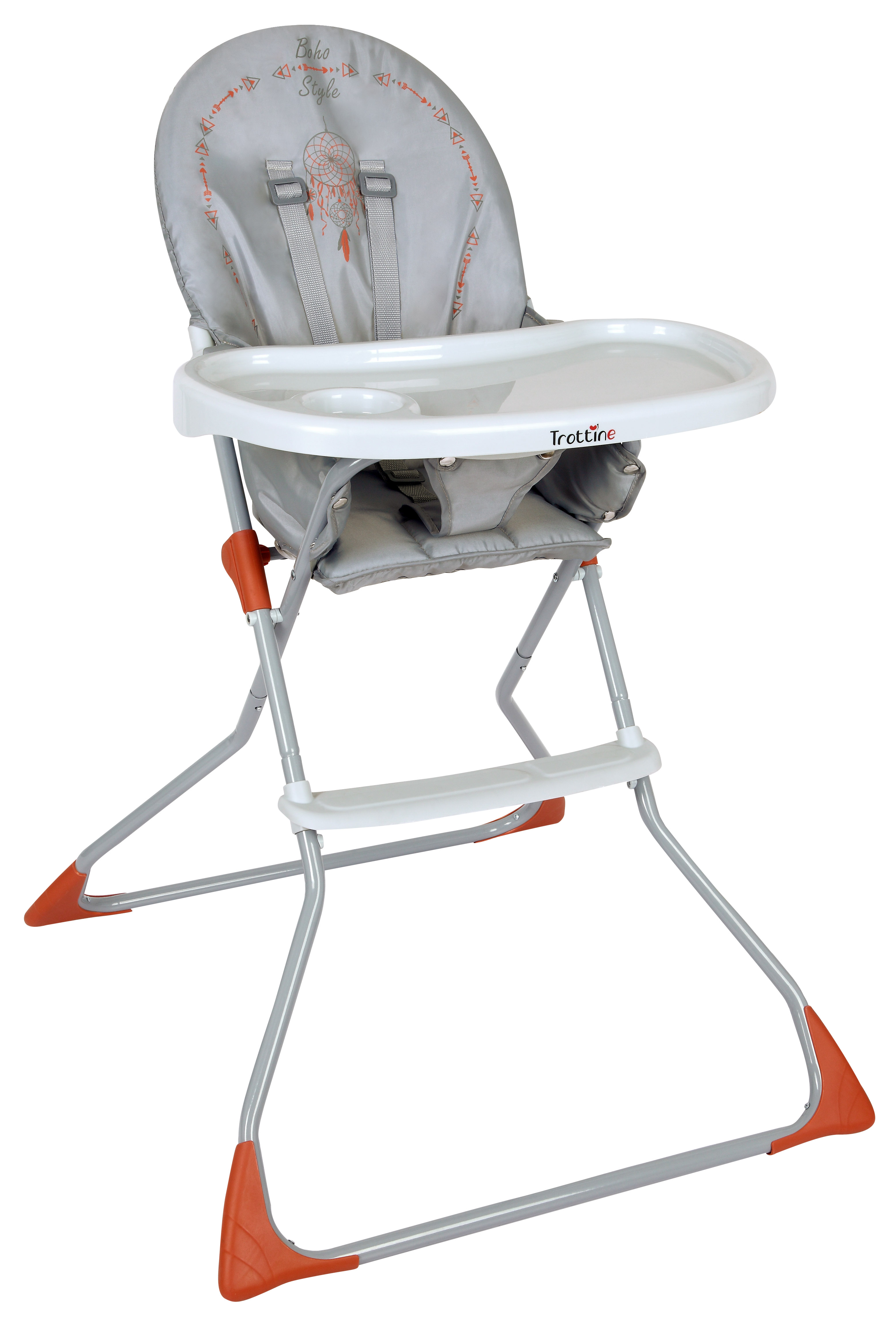 TROTTINE Chaise haute bébé Kelvin pas cher 