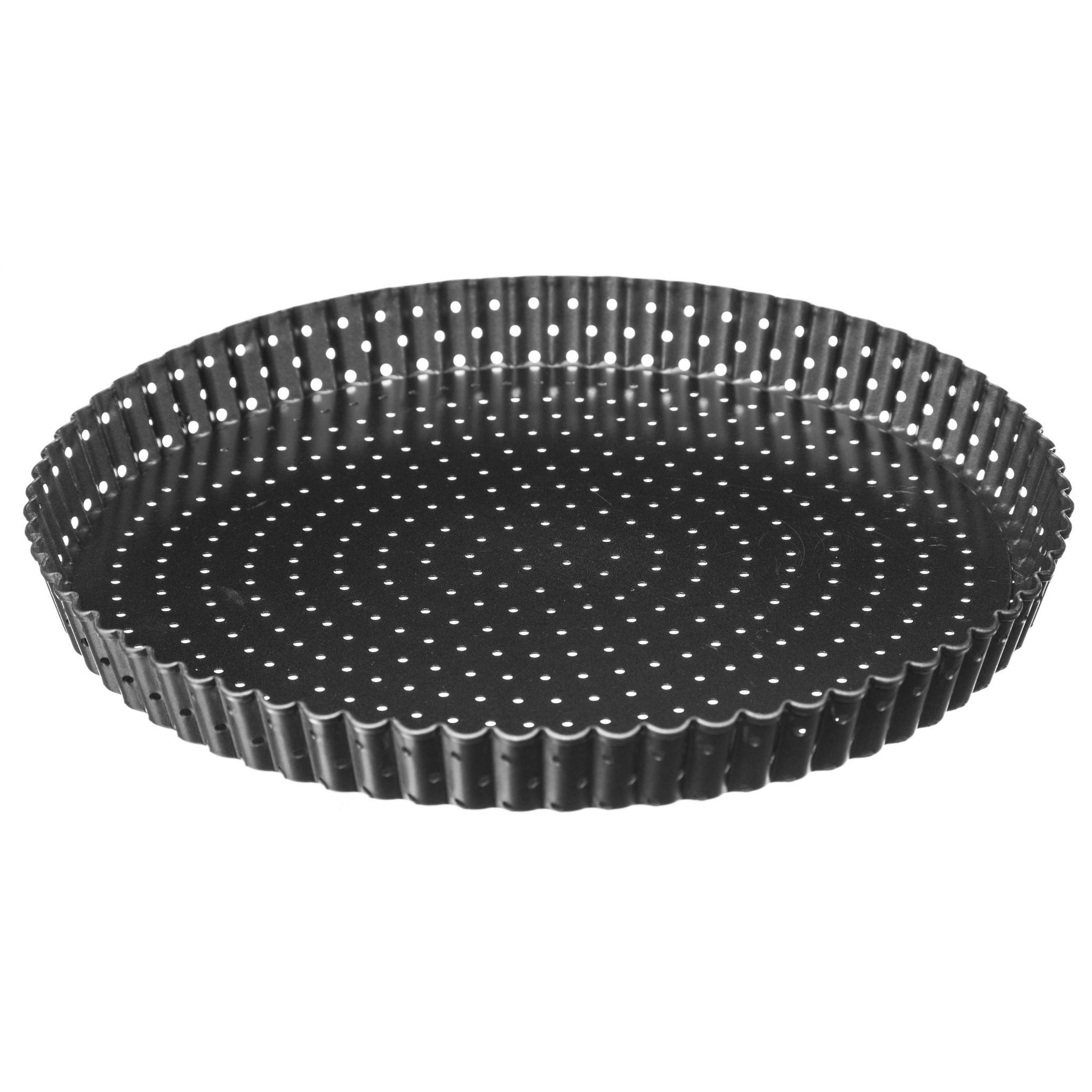 Moule à tarte fond amovible acier émaillé 30 cm Patisse