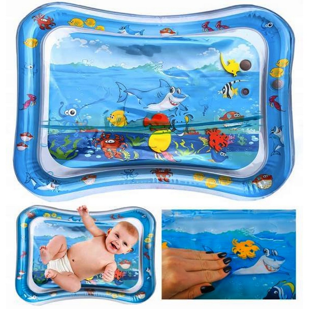 Tapis d'eau Gonflable pour Bébé, Jouet Bebe Tapis Eau, Tapis d'eau