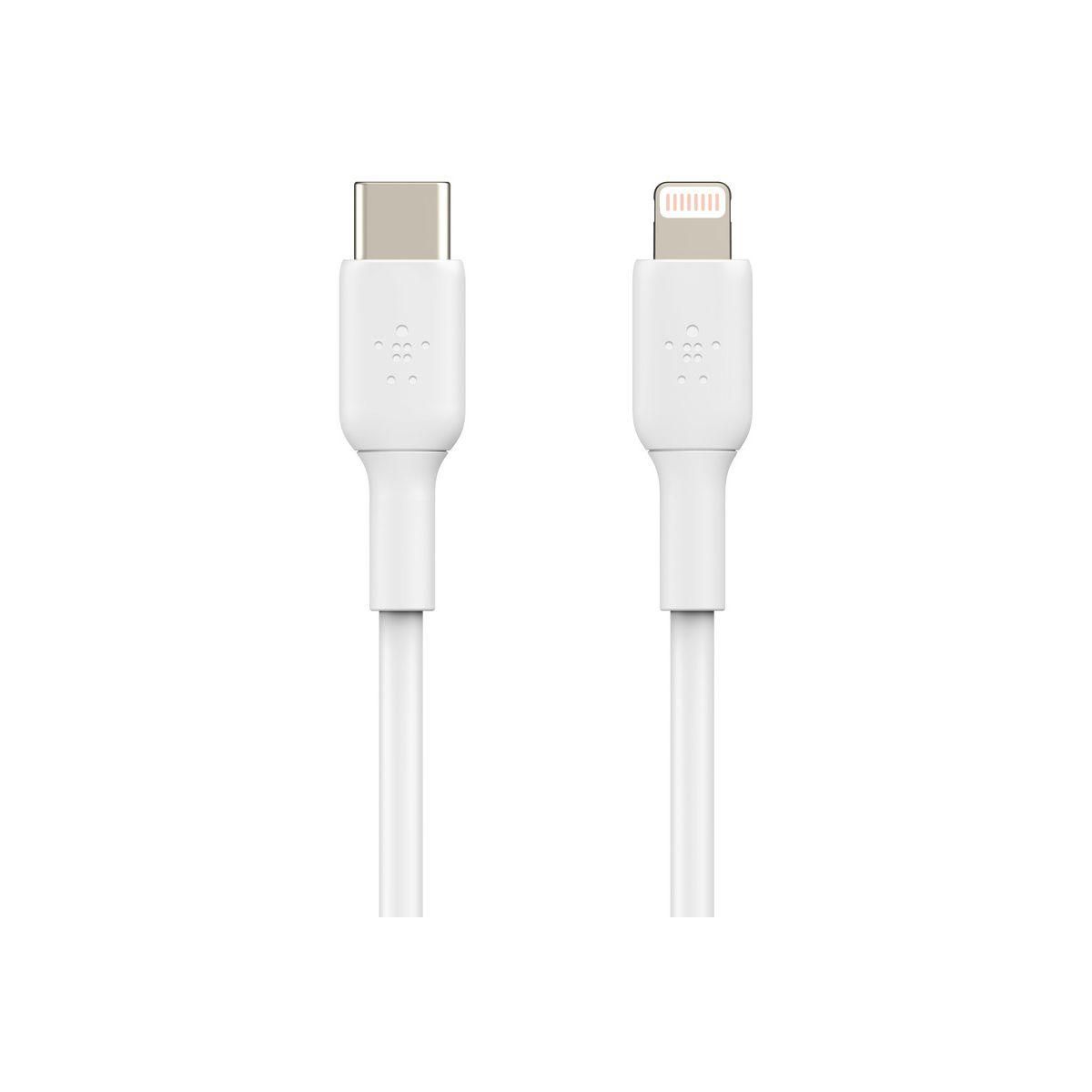 Belkin Câble Lightning vers USB-C 1m blanc