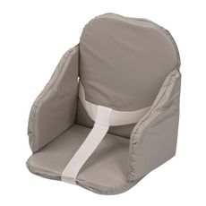 TINEO Coussin de chaise bébé PVC avec sangles (GRIS)