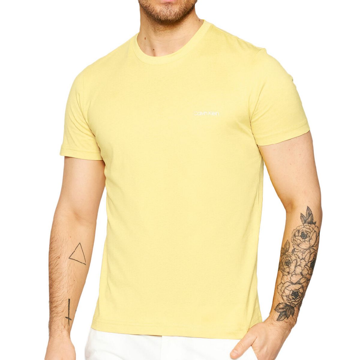 T shirt 2025 jaune homme