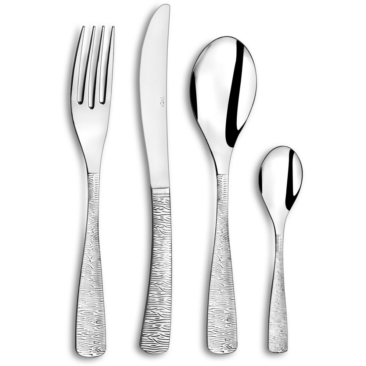 AMEFA Ménagère 24 pièces inox ETHNIC