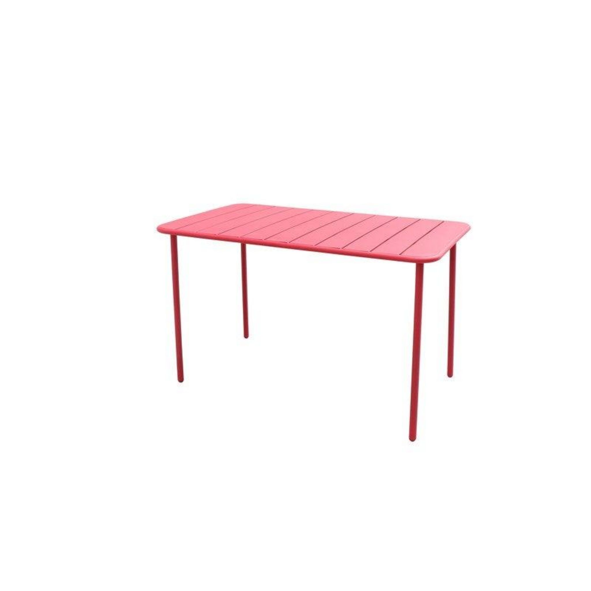 Table de jardin rectangulaire pliante 4 personnes plateau Vivodur