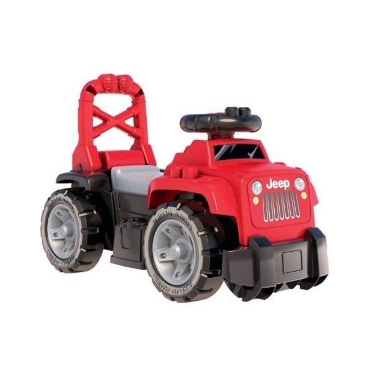 MATTEL Porteur jeep 3 en 1 rouge pas cher Auchan